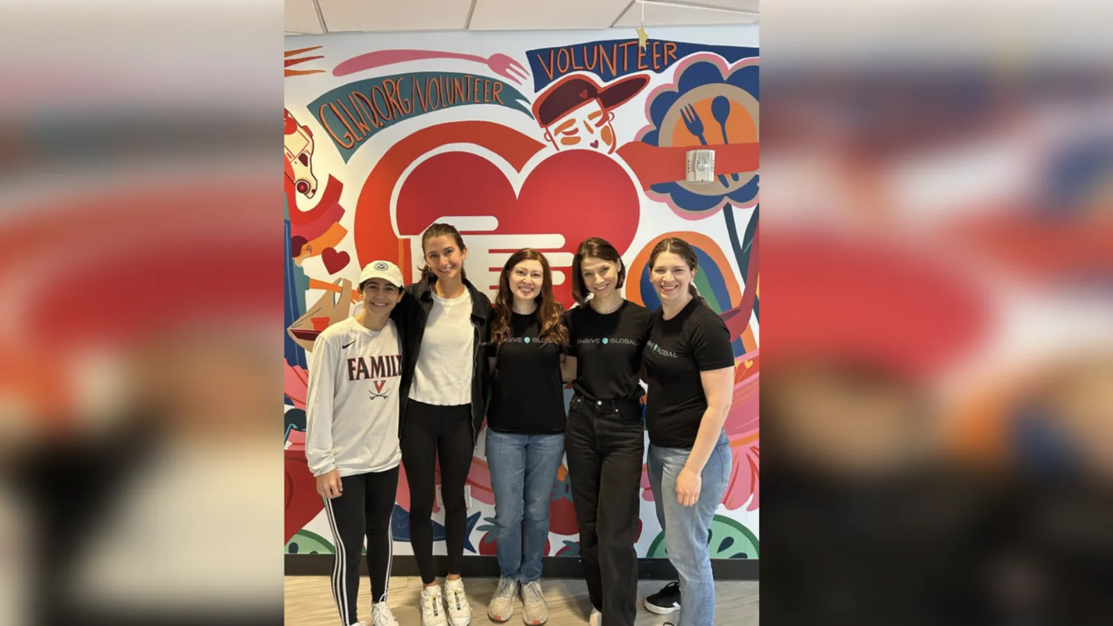 group of people volunteering